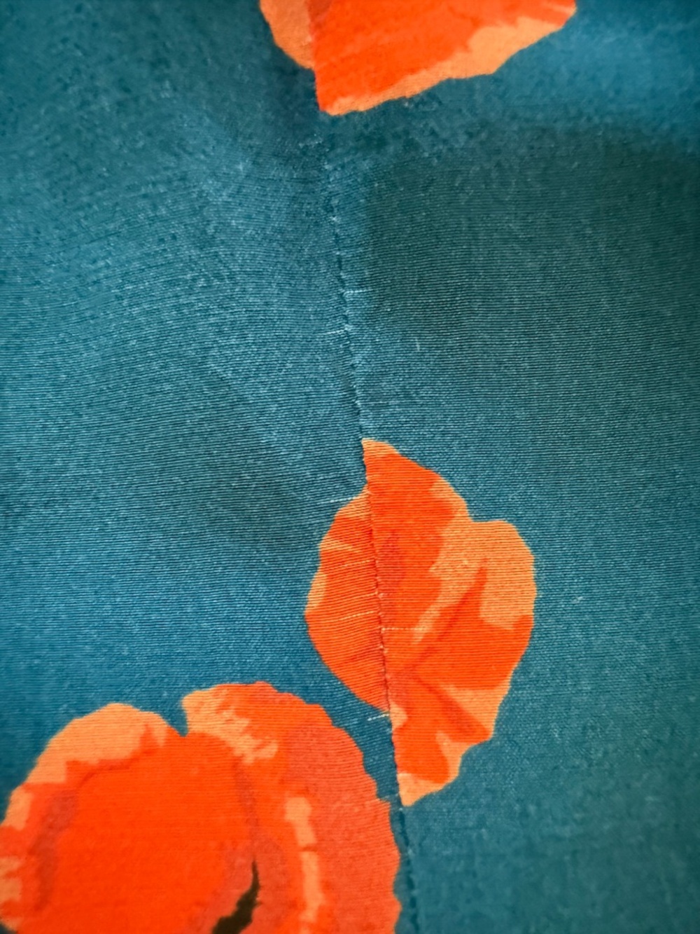 UNTUCKit Navy Blue Midi Dress with Red Floral Poppy Print - Picture 16 of 16